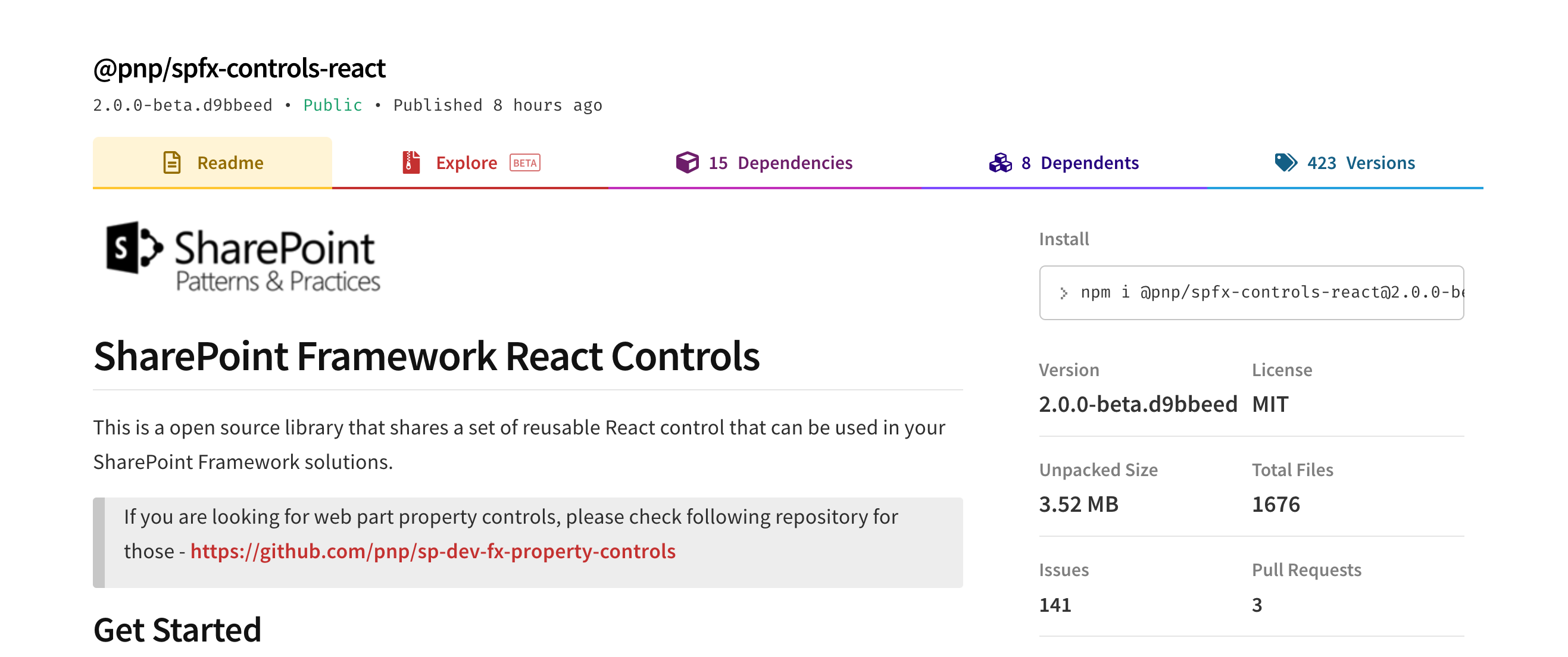 First v2 Beta of PnP SPFx React Controls Released!